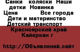 Санки - коляски “Наши детки“ Новинка 2017 › Цена ­ 4 090 - Все города Дети и материнство » Детский транспорт   . Красноярский край,Кайеркан г.